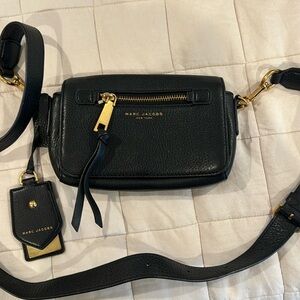 Marc Jacobs cross body. Black leather
